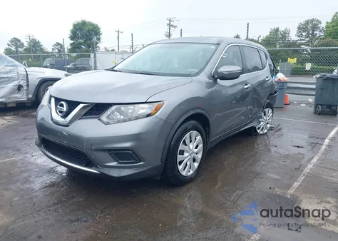 2015 Nissan Rogue S from USA, damaged, VIN KNMAT2MT1FP579219